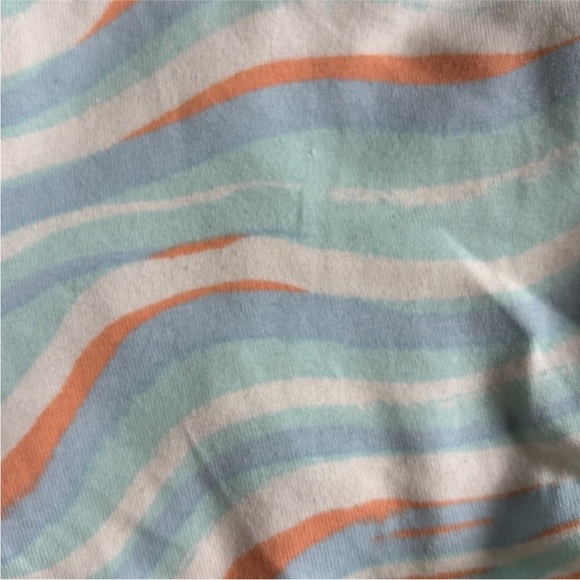 Carter’s Light Blue and Orange Swirl Twist Tank Top, size 4 - Picture 2 of 4